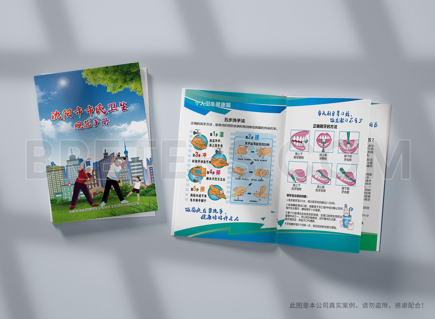 沈阳创城卫生手册设计